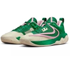 Nike Giannis Immortality 3 Mens Size 9.5 DZ7533-300 Green Pink Basketball Shoes
